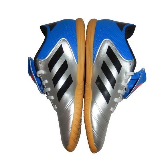 Adidas Copa Tango 18.4 Indoor Turf Soccer Shoes Men's Size 7 Silver Blue Black - Picture 3 of 9